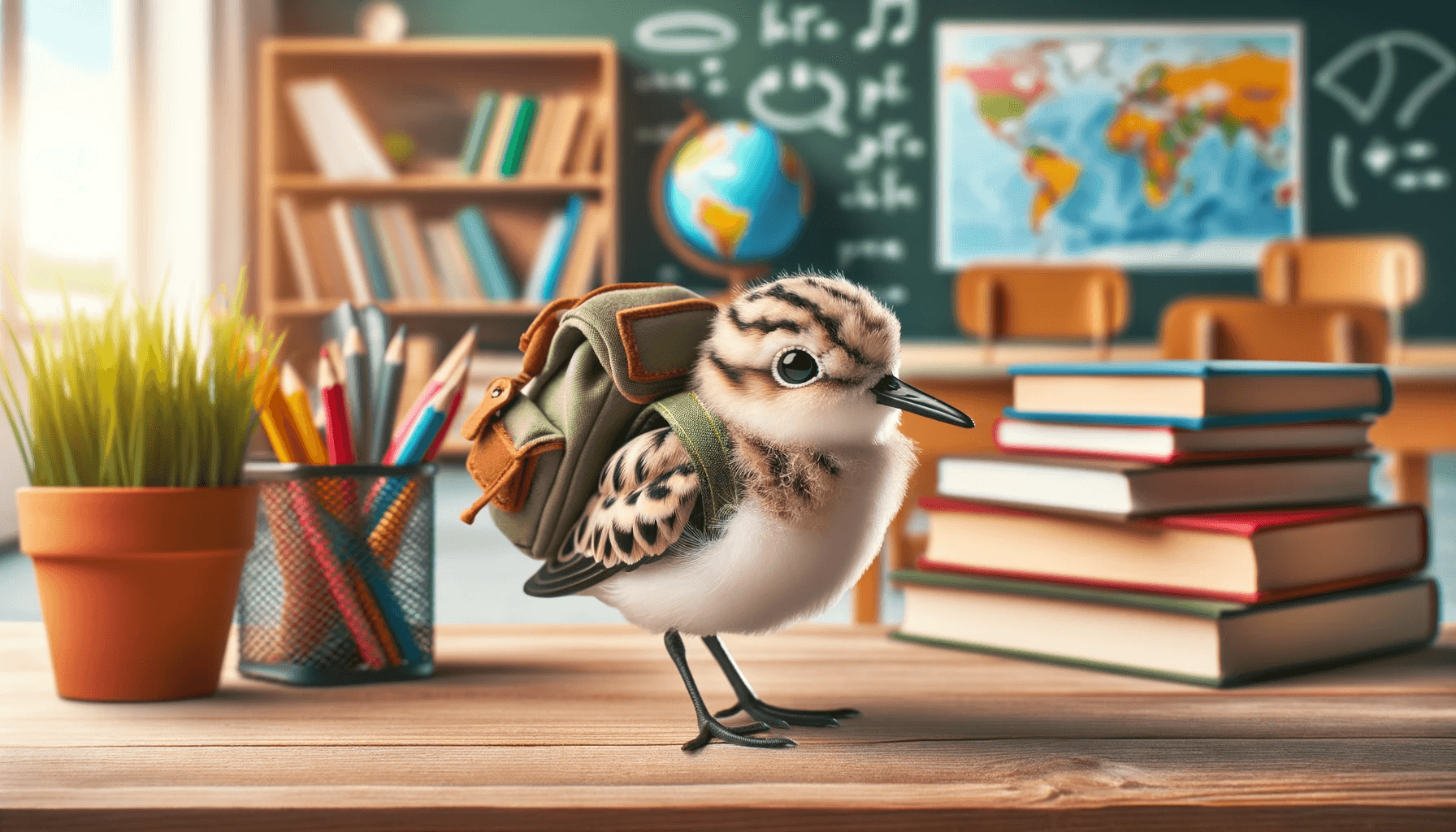 Sandpiper in a classroom class in the United States