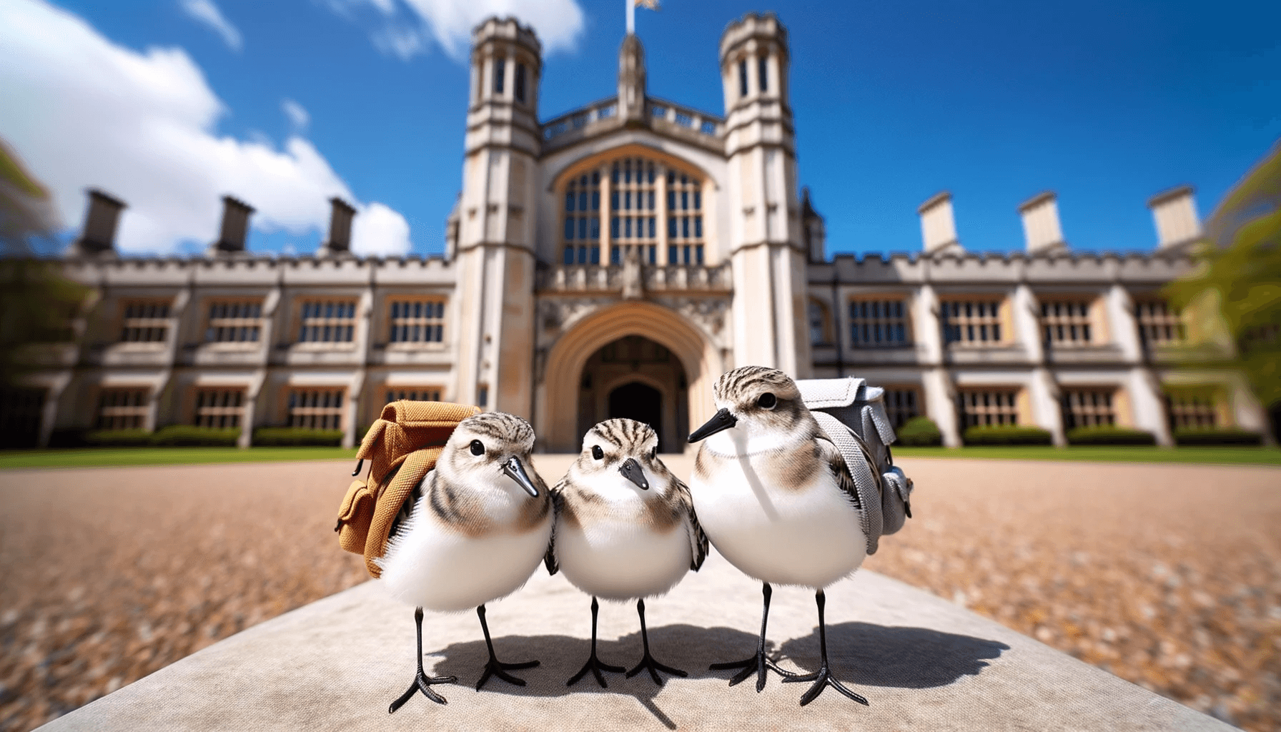 Sandpipers at the university in the United States